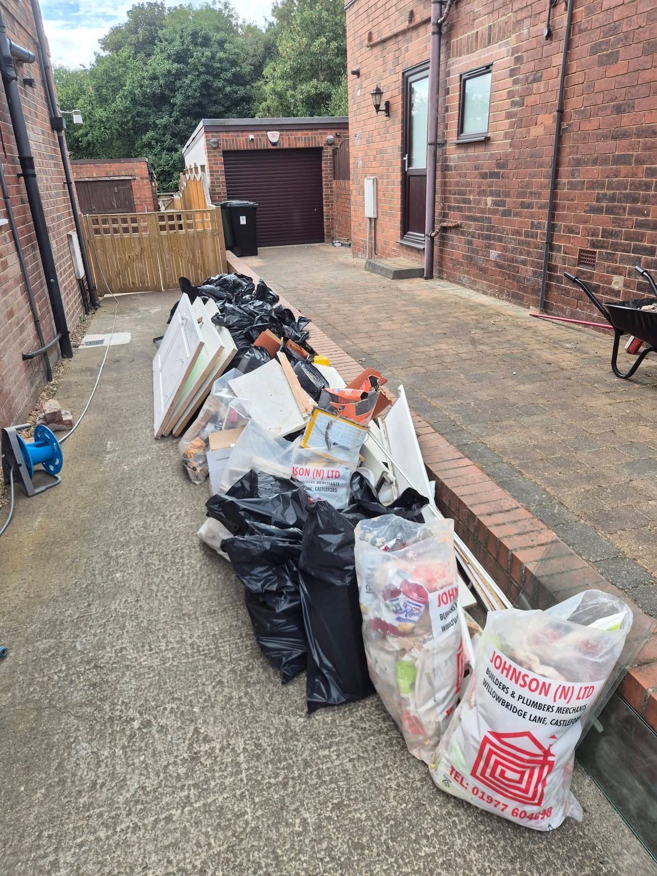 Before: House refurb clearance, Castleford